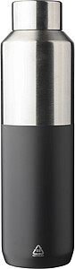 Nerezová dvoustěnná láhev 600 ml, černá