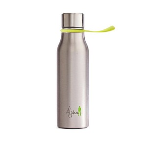 Nerezová láhev na pití, 550ml, s limetkovým poutkem