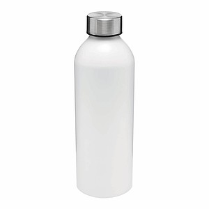 Nerezová láhev na pití se šroubovacím víčkem, 750ml, bílá