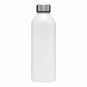 Nerezová láhev na pití se šroubovacím víčkem, 750ml, bílá