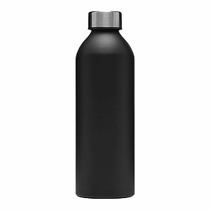 Nerezová láhev na pití se šroubovacím víčkem, 750ml, černá