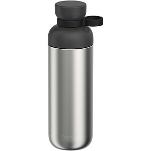 Nerezová láhev na vodu Mepal Vita 700 ml z recyklované nerezové oceli, černá