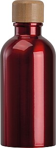 Nerezová láhev s karabinou 400 ml, červená