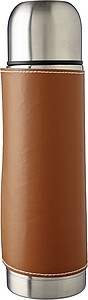 Nerezová láhev v obalu 400 ml, hnědá