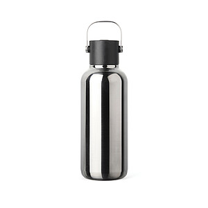 Nerezová láhev VINGA Cael 600 ml z RCS, šedá