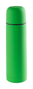 Nerezová pogumovaná termoska, 500ml, zelená