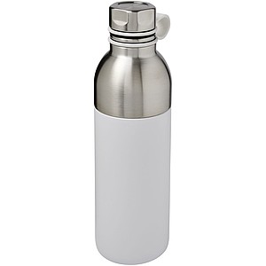 Nerezová sportovní láhev s vakuovou izolací, objem 590 ml, bílá