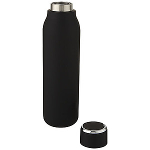 Nerezová termo láhev, 600ml, černá