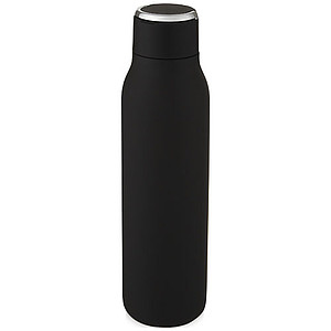 Nerezová termo láhev, 600ml, černá