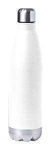 Nerezová termoska ve tvaru láhve, 750ml, izolovaná mědí, bílá - reklamní předměty