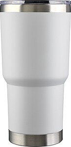 Nerezový dvoustěnný hrnek 590 ml, šedá