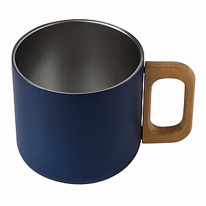 Nerezový hrnek 350 ml, tmavě modrá