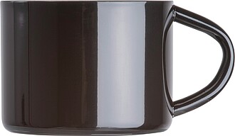 Nerezový hrnek na espresso 80ml, černá