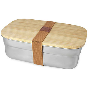 Nerezový lunchbox 700ml s bambusovým víčkem