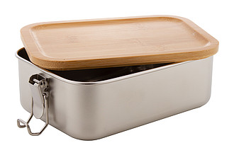 Nerezový lunchbox 750ml s bambusovým víkem