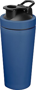 Nerezový proteinový shaker 750 ml, tmavě modrá