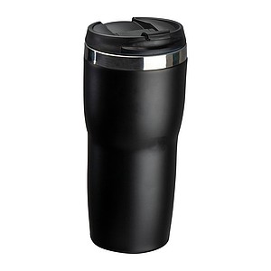 Nerezový termohrnek, 480ml, černý - termohrnek s vlastním potiskem
