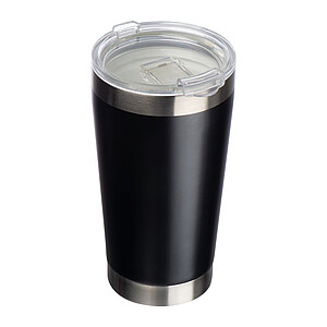 Nerezový termohrnek 500 ml, černá - reklamní předměty