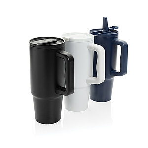 Netekoucí termohrnek z RCS nerezové oceli 900 ml, černá