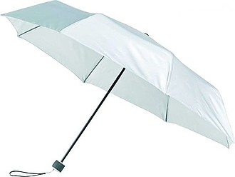NETERO Skládací reflexní deštník, reflexní plocha po celém povrchu, stříbrná - reklamní deštníky