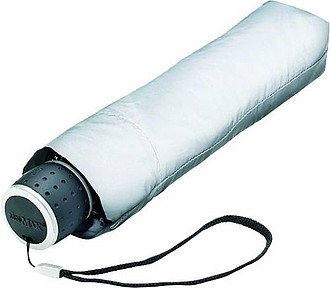 NETERO Skládací reflexní deštník, reflexní plocha po celém povrchu, stříbrná