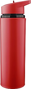 NEVRA Láhev na pití z recyklované nerezové oceli, 500 ml, červená