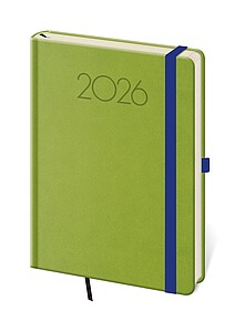 New Praga 2026 diář týdenní A5, zelený