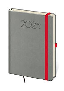 New Praga 2027 diář týdenní A5, tmavě šedý