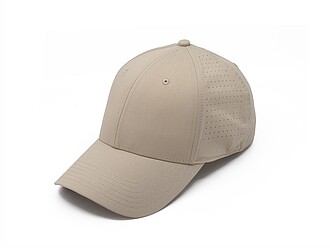 Nízkoprofilová 6panelová kšiltovka, béžová - čepice s vlastním potiskem