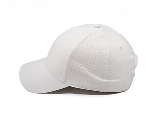 Nízkoprofilová 6panelová kšiltovka, bílá