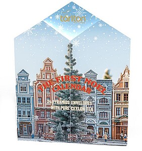 NOEL - TARLTON Christmas The First Noel Advent Calendar papír 24 sáčků - reklamní předměty