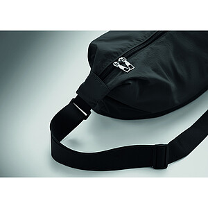 Nylonová crossbody taška, černá