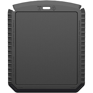 Obdélníková škrabka na led z recyklovaného plastu, černá