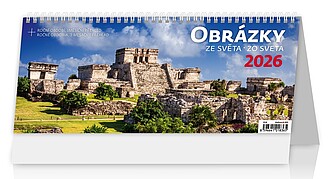 Obrázky ze světa 2027, stolní kalendář - reklamní kalendáře