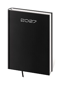Old Karachi 2027 diář denní A5, černý - reklamní kalendáře