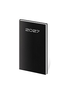 Old Karachi 2027 diář kapesní, černý - reklamní kalendáře