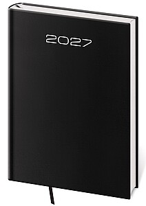Old Karachi 2027 diář týdenní B5, černý - reklamní kalendáře