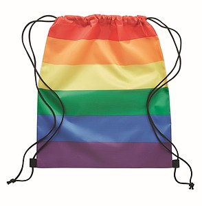 ONURADO Duhový stahovací batoh z recyklovaného polyesteru