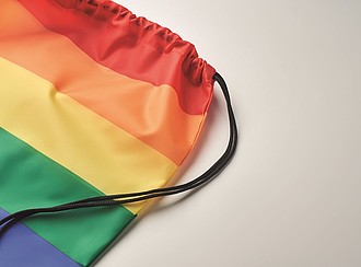 ONURADO Duhový stahovací batoh z recyklovaného polyesteru