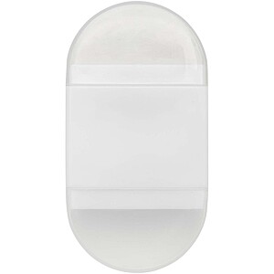 Ořezávátko s gumou, bílá