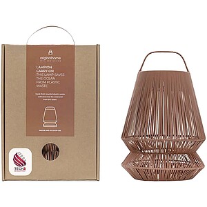 Originalhome lampion z recyklovaného materiálu, hnědá