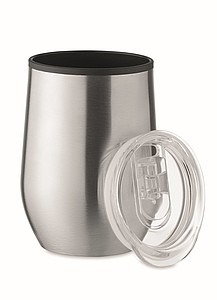 OSORNO Termohrnek nerezový, 350 ml, stříbrný - termohrnek s vlastním potiskem
