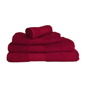 Osuška OLIMA CLASSIC BATH TOWEL, 100 × 150 cm, tmavě červená