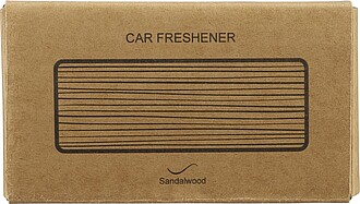 Osvěžovač do auta z bukového dřeva, hnědá