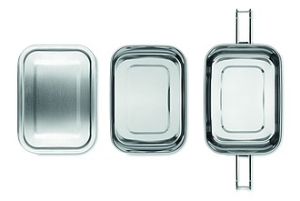 PALADAR Lunchbox z nerezové oceli, 2 vnitřní oddíly