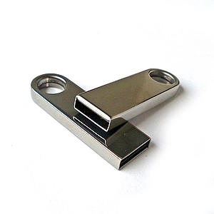 PALOMA Mini USB 2.0 flash disc, kapacita 8 GB, gunmetal - reklamní předměty