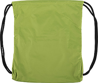 PANGOR Stahovací batoh s kapsičkou na zip, žlutý