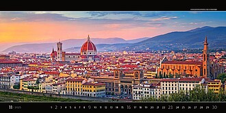 Panoramaphoto 2027, nástěnný kalendář, prodloužená záda