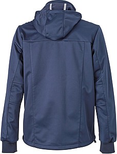 Pánská 3-vrstvá sofshellová bunda JAMES & NICHOLSON, námořní modrá, 3XL