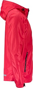 Pánská bunda do deště James & Nicholson RAIN, červená, 3XL